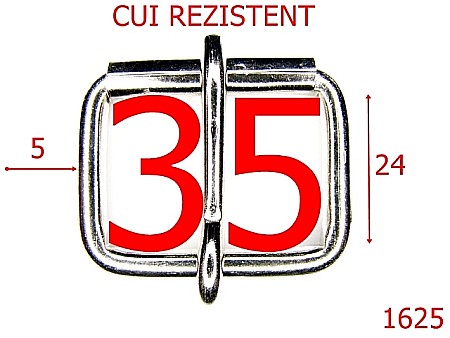 Catarame rola si 1 cui - 1625/CATARAMA CU ROLA  35MM  REZISTENTA-35-mm-5-nichel-7H2--7H7-6K8-6K3-5G2/5G1-AH29