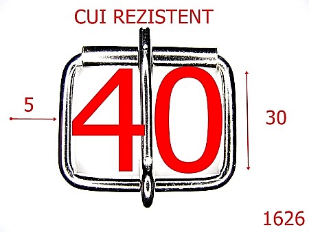 Catarame rola si 1 cui - 1626/CATARAMA CU ROLA  40MM  REZISTENTA-40-mm-5-nichel--7F6-7F4-7H5-7i6-7k6-7g5-7i7-7A3-6G6-6J3-3B-AH22