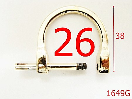 Inele - 1649G/INEL  D  DEMONTABIL 26 MM-26-mm---gold-2G8----