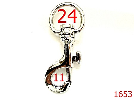 Carabine - 1653/CARABINA ZAMAC 24 MM NIKEL-24-mm---nichel-5J4-5i7