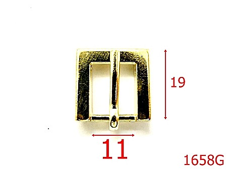 Catarame poseta - 1658G/CATARAMA 11 MM ZAMAC  GOLD-11-mm---gold--7K4---AH40