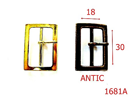 Catarame poseta - 1681A/CATARAMA  CU PUNTE 30 MM /ANTIC-30-mm---antic-6K8--6D4--C21