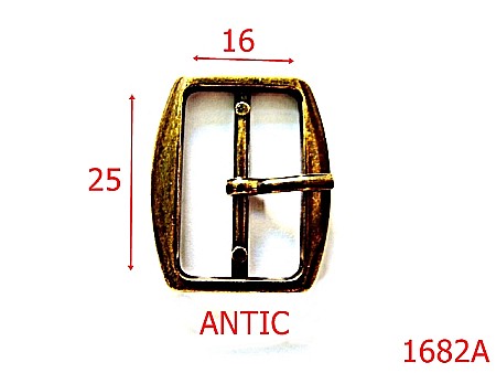 Catarame poseta - 1682A/CATARAMA  CU PUNTE 25 MM /ANTIC-25-mm---antic-6K7--6D4--