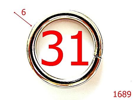 Inele rotunde - 1689/INEL 31 MM OTEL /NIKEL-31-mm-6-nichel---4F1--AB20