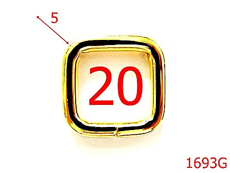 Inele dreptunghiulare - 1693G/INEL DREPTUNGHIULAR  20 MM GOLD-20-mm-5-gold-3L8--3K2--