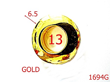 Ocheti - 1694G/OCHET ZAMAC 13 MM /GOLD-13-mm---gold---2A7--D26