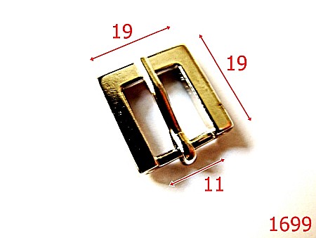 Catarame poseta - 1699/CATARAMA ZAMAC 11MM /NIKEL-11-mm---nichel-6G2-6K8-7G6-6A4--AI12