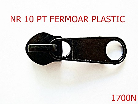 Cursori fermoar - 1700N/CURSOR FERMOAR NR 10 /NEGRU-nr 10-mm---negru---2D2--AB37