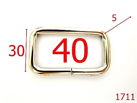 Inele dreptunghiulare - 1711/INEL DREPTUNGHIULAR 40MM/NIKEL-40-mm-5-nichel--4F8-3J4-4K1-3I4--AI30