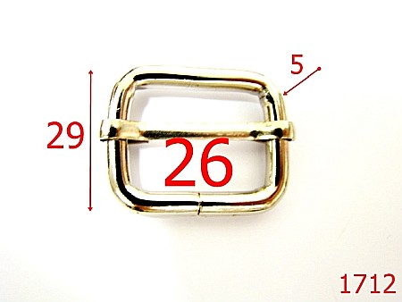 Catarame cu reglaj - 1712/CATARAMA CU REGLAJ 26MM/NIKEL-26-mm-5-nichel--1B7-1C3-6F6/7C4--AI34