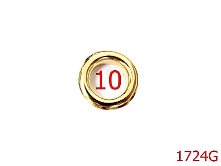Ocheti - 1724G/OCHET DIN OTEL 10MM/LIGHT GOLD-10-mm---gold---2E6--X37