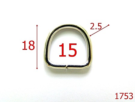 Inele - 1753/INEL D 15MM/NIKEL-15-mm-2.5-nichel---2E5-3B3--