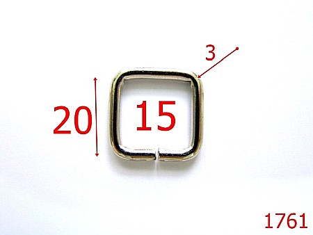 Inele dreptunghiulare - 1761/INEL DREPTUNGHIULAR 15MM/NIKEL-15-mm-3-nichel---3G4--X30