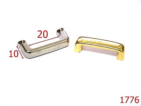 Sustinatori poseta - 1776/TRECERE PENTRU CURELUSA 20MM/NIKEL-20-mm---nichel-----AI38