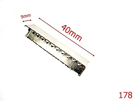 Clema - 178/CAPAT CHINGA 4  Cm-40-mm---nichel-11D--1D5-3H1--R17