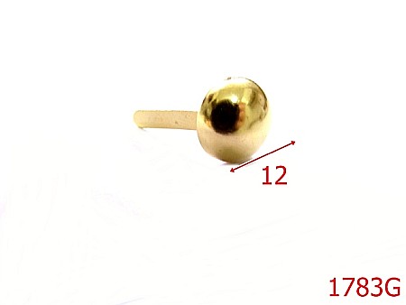 Picioruse fund - 1783G/PICIORUS METALIC 12MM/GOLD-12-mm---gold---4J5/4J6--AJ5