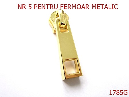 Cursori fermoar - 1785G/CURSOR NR 5 FERMOAR METALIC/GOLD-nr 5-mm---gold---2G4--AJ20