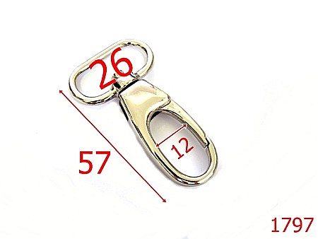Carabine - 1797/CARABINA 26MM/NIKEL-26-mm---nichel---5A5--AJ34