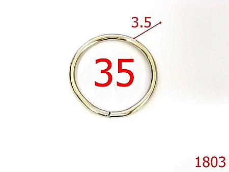 Inele - 1803/INEL ROTUND 35MM/NIKEL-35-mm-3.5-nichel--4H3-4H2-4i1-4i7-4F8-4B7-7G6-5F3/7D6/7G5/4C1/7B5-5F5-AK1