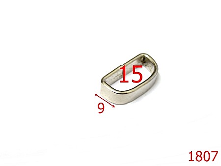 Pasant pafta - 1807/PAFTA CUREA 15MM/NIKEL-15-mm---nichel---6H8--