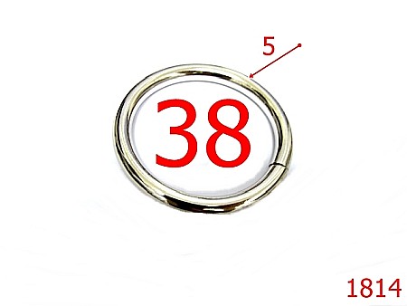 Inele - 1814/INEL ROTUND 38MM/NIKEL-38-mm-5-nichel-4J3-4F1----