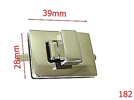 Inchizatori poseta - 182/INCHIZATOARE 39X29-39X28-mm---nichel-----R13