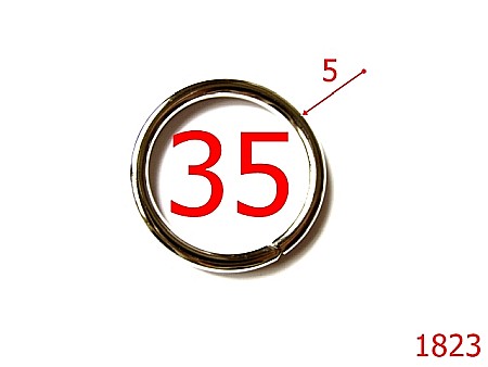 Inele - 1823/INEL ROTUND 35MM/NIKEL-35-mm-5-nichel-4K3-4L1-4L5-4i1-4i7-4B8/4C1--AK13
