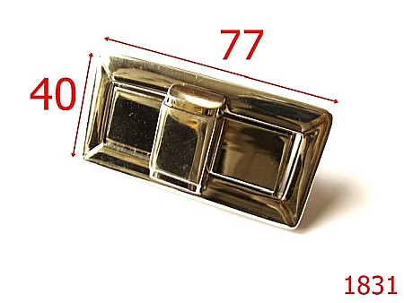 Inchizatori poseta - 1831/INCHIZATOARE POSETA 77x40MM/NIKEL-77x40-mm---nichel---12D8--AK24