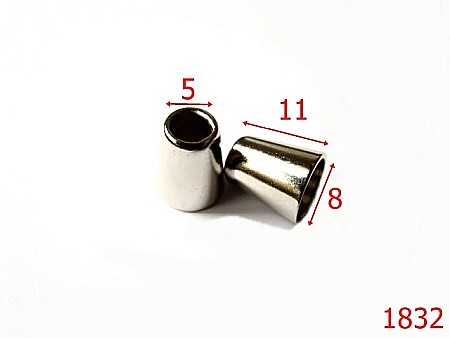 Accesorii confectii - 1832/CLOPOTEL ORNAMENTAL/NIKEL-5-mm---nichel-15A5---6K7-AK25