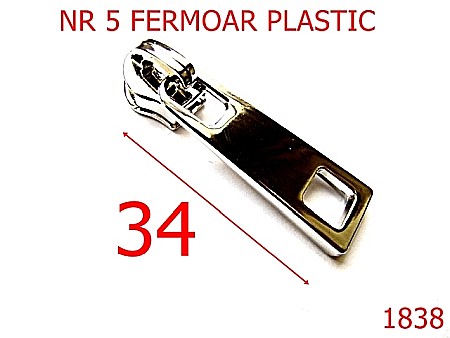 Cursori fermoar plastic - 1838/CURSOR FERMOAR PLASTIC NR5 /NIKEL-nr 5-mm---nichel---2G3-6B7/5G2-AK29