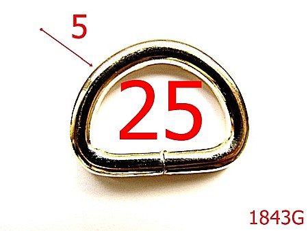 Inele D - 1843G/INEL D 25MM X 5 MM/OTEL /GOLD-25-mm-5-gold---3D5--AK40