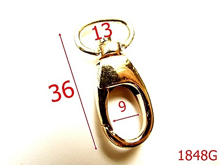 Carabine - 1848G/CARABINA 13MM /GOLD-13-mm---gold---5E3--AK7