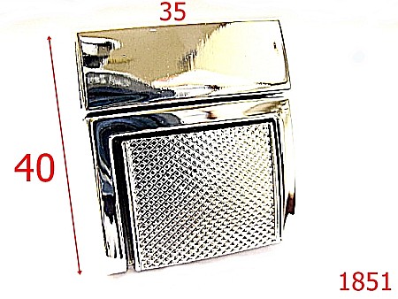 Inchizatori servieta - 1851/INCHIZATOARE BORSETA 35X40 MM/NIKEL-35x40-mm---nichel-----AL38
