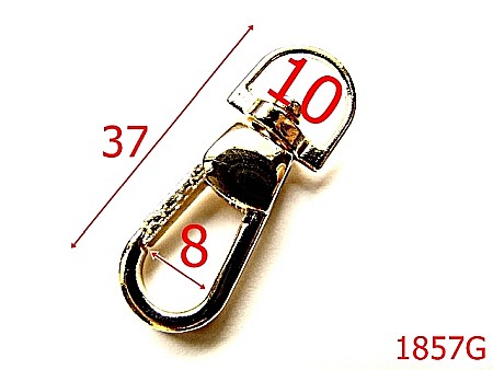 Carabine poseta - 1857G/CARABINA 10MM/ZAMAC /GOLD LIGHT-10-mm---gold---5A8--AK38