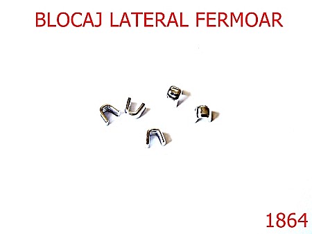 Terminatie fermoar - 1864/PIESA BLOCAJ LATERAL FERMOAR/NIKEL---mm---nichel---AM2-1A4--AL3