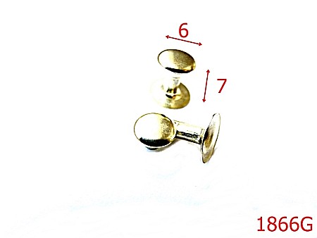 Capse rapide - 1866G/CAPSA RAPIDA 6MMX 7 MM /GOLD-6-mm---gold-16B20----