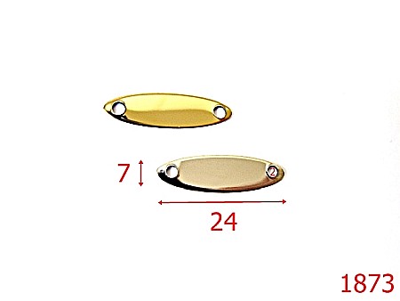 Placute ornamentale - 1873/ORNAMENT OVAL 24X7  MM/NIKEL-24x7-mm---nichel-----