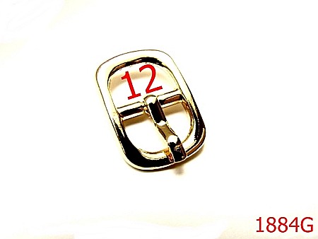 Catarame poseta - 1884G/CATARAMA 12MM/GOLD LIGHT-12-mm---gold--7K5---AK36