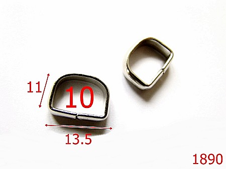 Pasant pafta - 1890/PAFTA CUREA 10 MM/NIKEL-10-mm---nichel-----AL32