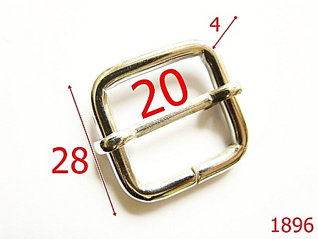 Catarame cu reglaj - 1896/CATARAMA CU REGLAJ 20MM*4/OTEL/NIKEL-20-mm-4-nichel-1C7-1A6-4G7-4G8-4i8-1D3-1C3---AO6