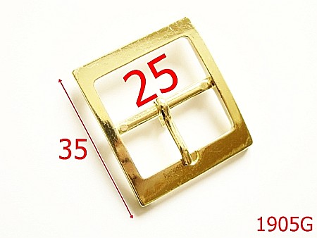 Catarame poseta - 1905G/CATARAMA 25MM /ZAMAC /GOLD-25-mm---gold--7L5---AP16
