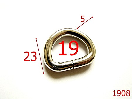 Inele D - 1908/INEL D 19MM*5/OTEL /NIKEL-19-mm-5-nichel---2G2-7G2/3D3--AP33