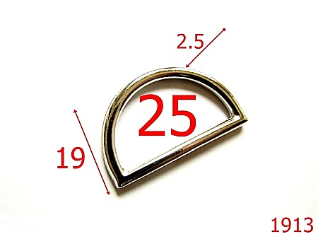 Inele D - 1913/INEL D 25 MM*2.5/ZAMAC/ NIKEL-25-mm-2.5-nichel--3E6-3F2--