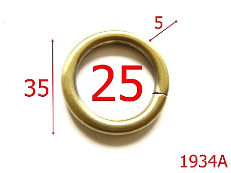 Inele rotunde - 1934A/INEL ROTUND 25MM*5/OTEL/ANTIC-25-mm-5-antic---4C3--AP8