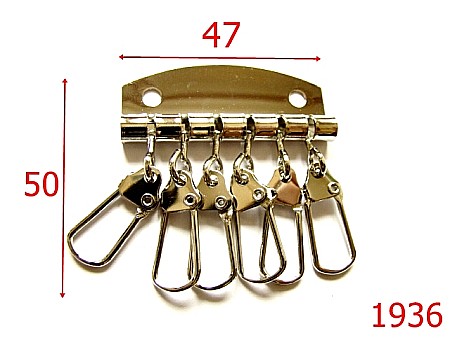 Carabine portchei - 1936/CARABINE PORTCHEI 6BUC/OTEL/NIKEL-47X50-mm---nichel---5i4-5A5--AN12