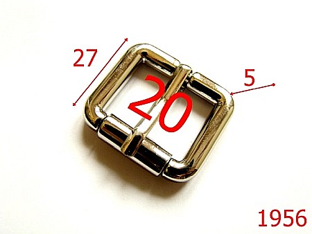 Catarame poseta - 1956/CATARAMA CU ROLA 20MM*5/ZAMAC/ NIKEL-20-mm-5-nichel--7H3-6G3--AN29