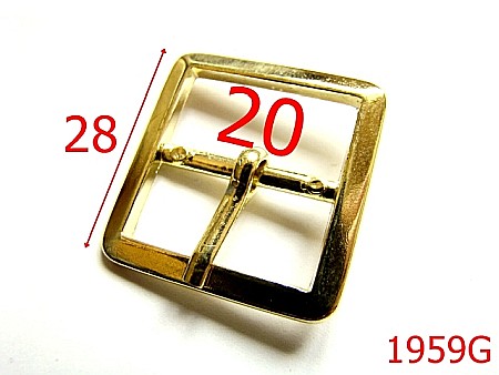Catarame poseta - 1959G/CATARAMA 20MM/ZAMAC/GOLD-20-mm---gold-----AP37