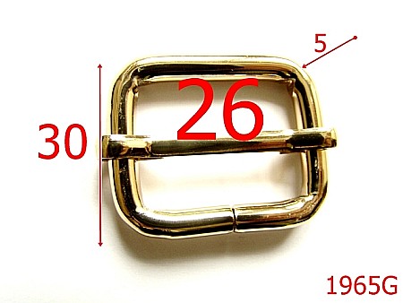 Catarame cu reglaj - 1965G/CATARAMA REGLAJ26MM*5/OTEL/GOLD-26-mm-5-gold--4H8-4i7---AP31