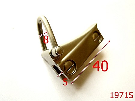 Sustinatori poseta - 1971S/SUSTINATOR LATERAL 8 MM/ZAMAC/SATIN-40-mm---SATIN---4I2--AO23