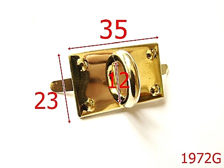 Sustinatori poseta - 1972G/SUSTINATOR 12 MM/OTEL/GOLD-12-mm---gold-----AP4